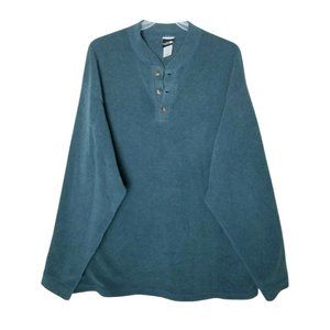 The North Face Fleece Pullover Men Size Large Green